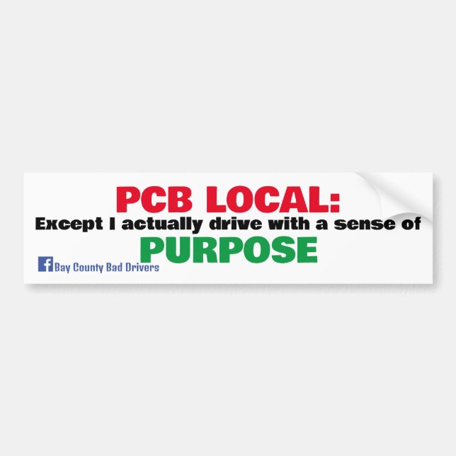 PCB Local Bumper Sticker (Front)