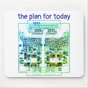 PCB Printed Circuit Board Platinen-Pad mit Plan Mouse Mat