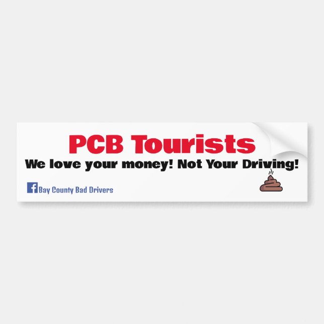 PCB Tourists Bumper Sticker (Front)