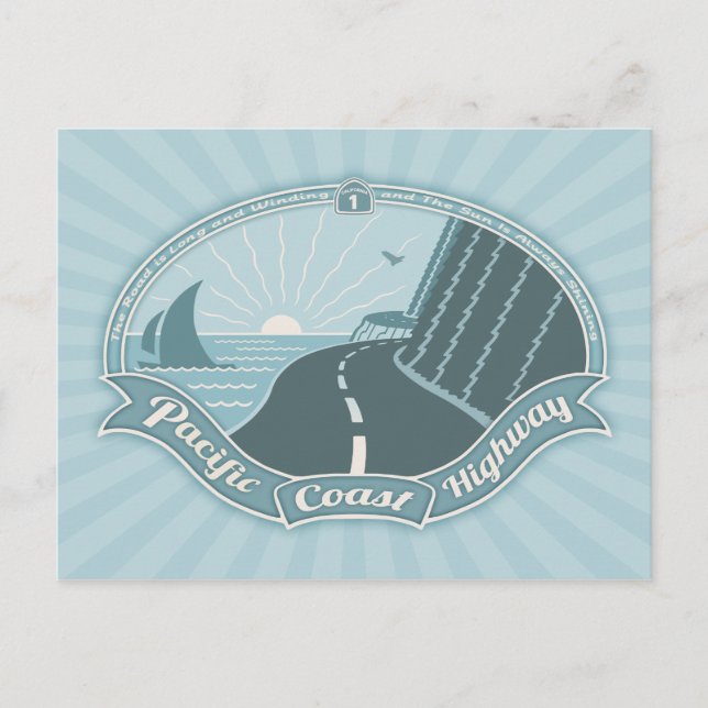 PCH Winding Shining Postcard (Front)