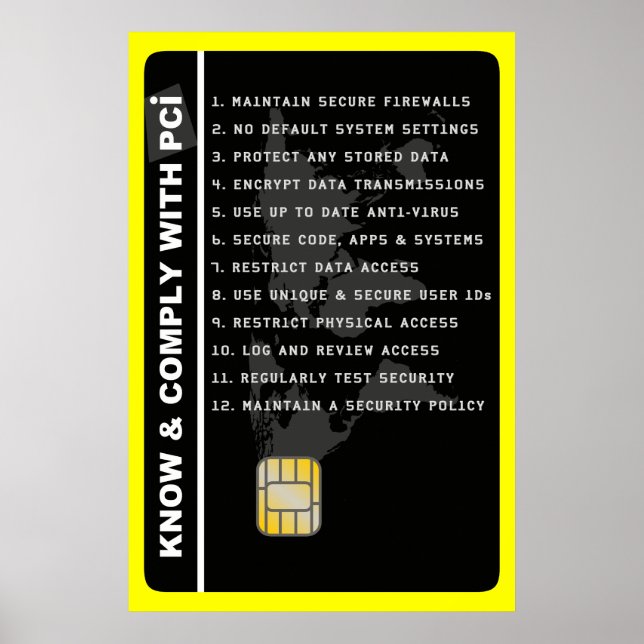 PCI Security Awareness Poster (Front)
