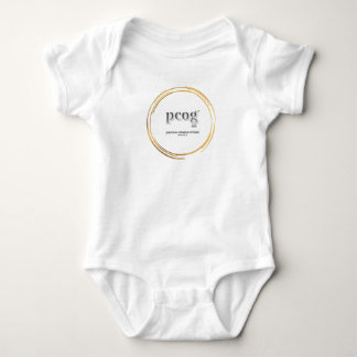 pcog baby bodysuit WHISPY GOLD CIR words+scripture
