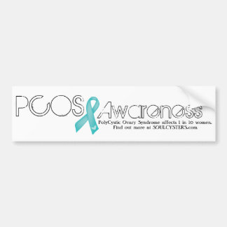 PCOS Awareness Bumper Stick- Benefits our IVF fund Bumper Sticker