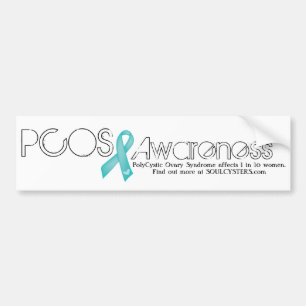 PCOS Awareness Bumper Stick- Benefits our IVF fund Sticker