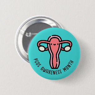 PCOS Awareness Month 6 Cm Round Badge