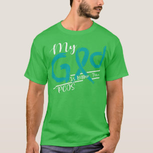 PCOS Awareness My God Is Stronger In This Family N T-Shirt