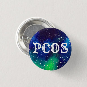 PCOS Customisable Galaxy Identity 3 Cm Round Badge