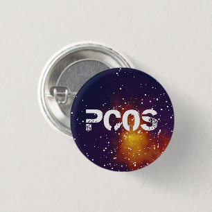 PCOS Customisable Galaxy Identity 3 Cm Round Badge
