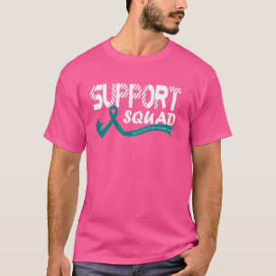PCOS Disorder Polycystic Ovary Syndrome Support Sq T-Shirt