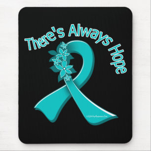 PCOS There's Always Hope Floral Mouse Mat