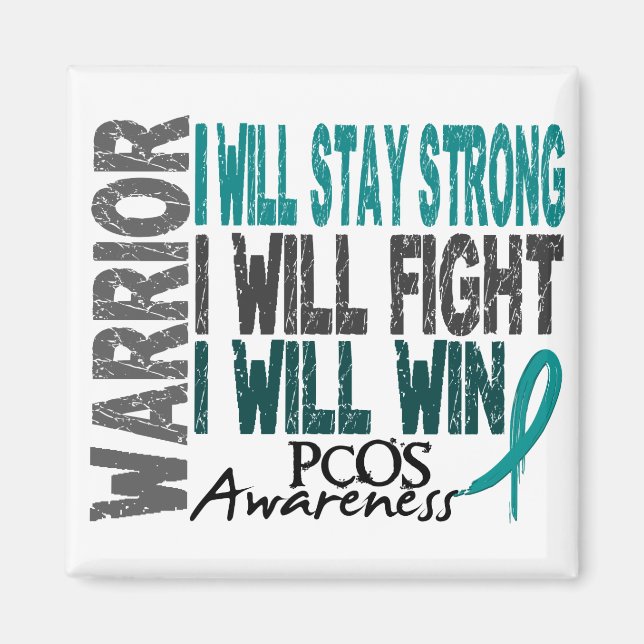 PCOS Warrior Magnet (Front)