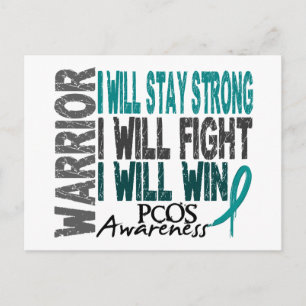 PCOS Warrior Postcard