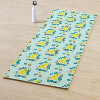 PCOS Yoga Chick Polycystic Ovary Syndrome Teal  Yoga Mat