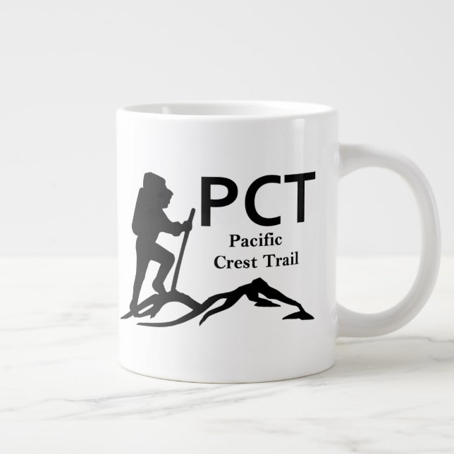 PCT  -  Pacific Crest Trail Large Coffee Mug (Right)