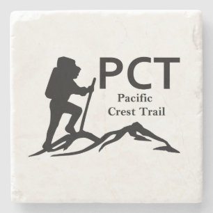PCT  -  Pacific Crest Trail Stone Coaster