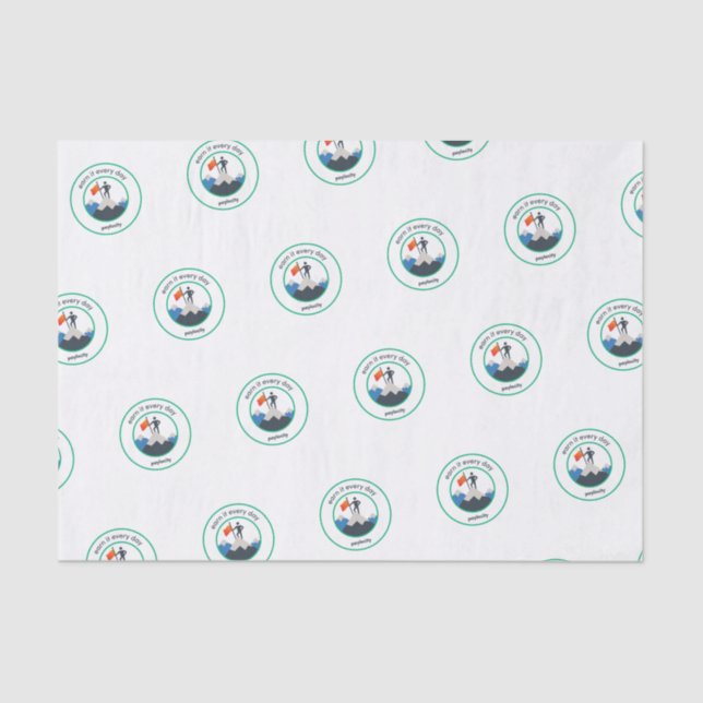 PCTY VALUES Tissue Paper "Earn It Everyday" (Front)