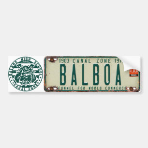 PCZ License Plate & BHS: Balboa Bumper Sticker