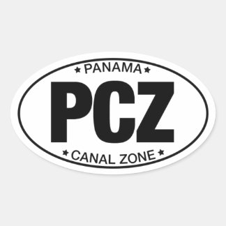 PCZ – Panama Canal Zone Sticker