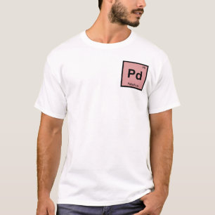 Pd - Palladium Chemistry Periodic Table Symbol T-Shirt