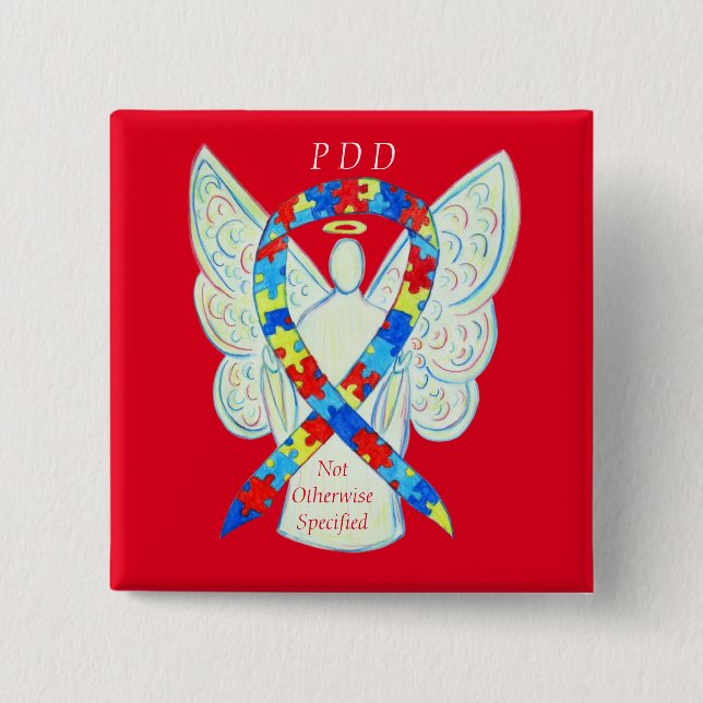 PDD-NOS (Not Otherwise Specified) Angel Ribbon Pin (Front)