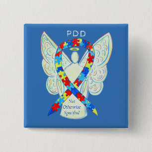 PDD-NOS (Not Otherwise Specified) Angel Ribbon Pin