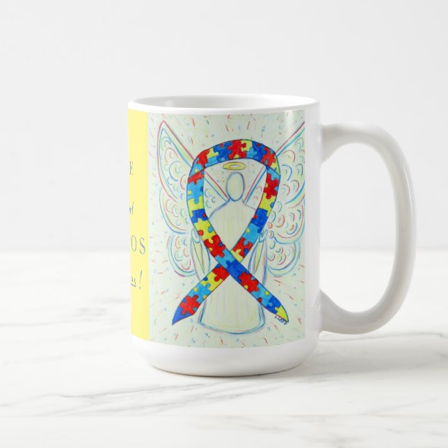 PDD-NOS (Not Otherwise Specified) Ribbon Angel Mug (Right)