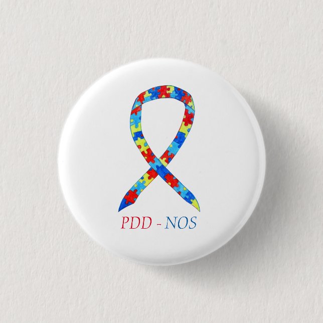 PDD-NOS (Not Otherwise Specified) Ribbon Pins (Front)