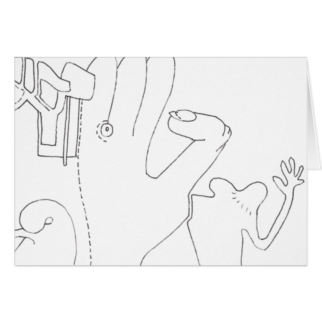 PDD Small Weak Drawings Hands Dreams card (Front Horizontal)