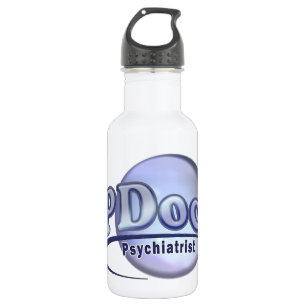 PDoc DOCTOR OF PSYCHIATRY PSYCHIATRIST LOGO 532 Ml Water Bottle