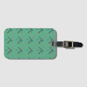 PDX Airport Carpet   A Valued Rug Luggage Tag