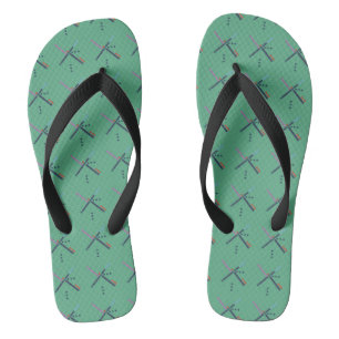 PDX Airport Carpet Flip Flops