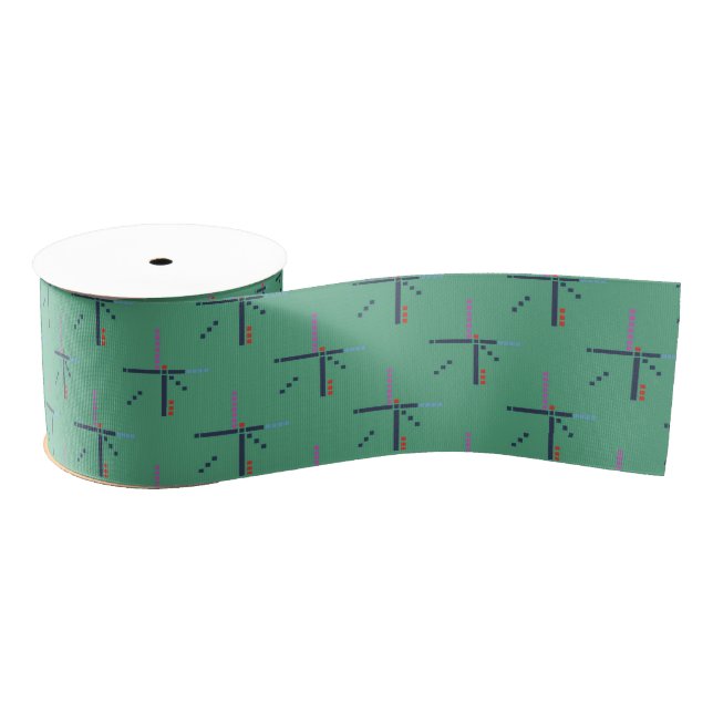 PDX Airport Carpet Grosgrain Ribbon (Spool)