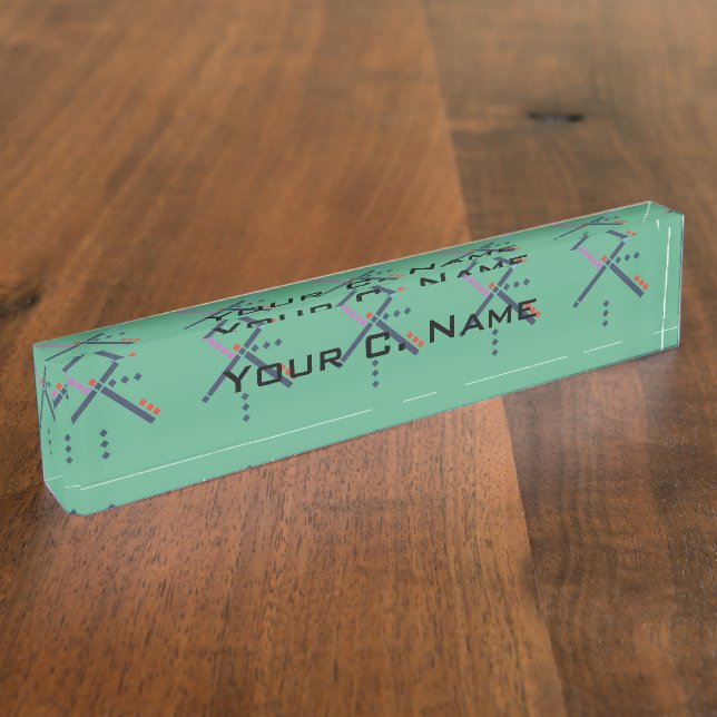 PDX Airport Carpet Nameplate (Side)