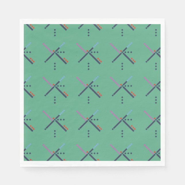 PDX Airport Carpet Napkin (Front)