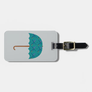 PDX Airport Carpet Umbrella Luggage Tag