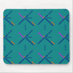 PDX Portland Airport Carpet Mouse Mat<br><div class="desc">Iconic PDX Portland Oregon airport carpet.</div>