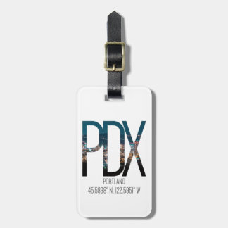 PDX Portland Airport Code luggage tag