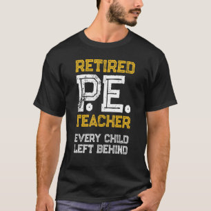 PE Physical Education Teacher Left T-Shirt