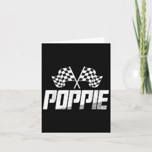 Pe T Crew Family Racing Birthday Race Car Card