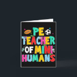 Pe Teacher Back To School Physical Education Gym M Card<br><div class="desc">Pe Teacher Back To School Physical Education Gym Men Women</div>