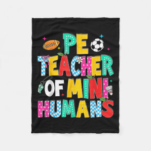 Pe Teacher Back To School Physical Education Gym M Fleece Blanket