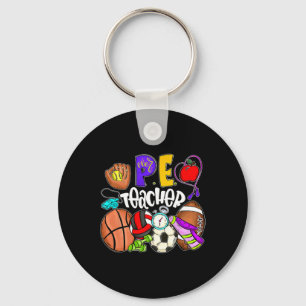 Pe Teacher Fun Physical Education Teacher Back To Key Ring