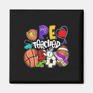 Pe Teacher Fun Physical Education Teacher Back To Magnet