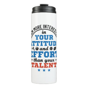 PE Teacher Physical Education Coach Attitude Thermal Tumbler