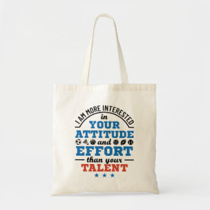 PE Teacher Physical Education Coach Attitude Tote Bag