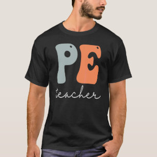 Pe Teacher Retro Groovy Vintage Happy First Day Of T-Shirt