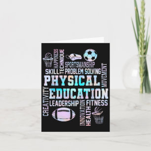 Pe Teacher Team Physical Education Teacher Back To Card