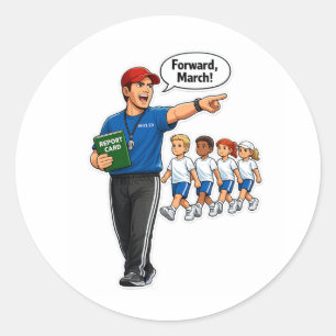 PE Teacher Training Kids Sticker