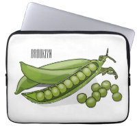 Pea cartoon illustration
