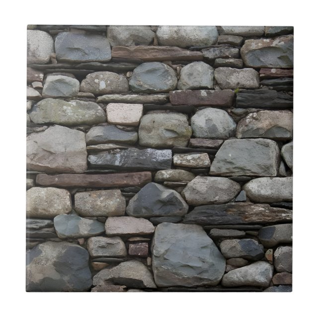 Pea gravel Basalt Tile vintage (Front)